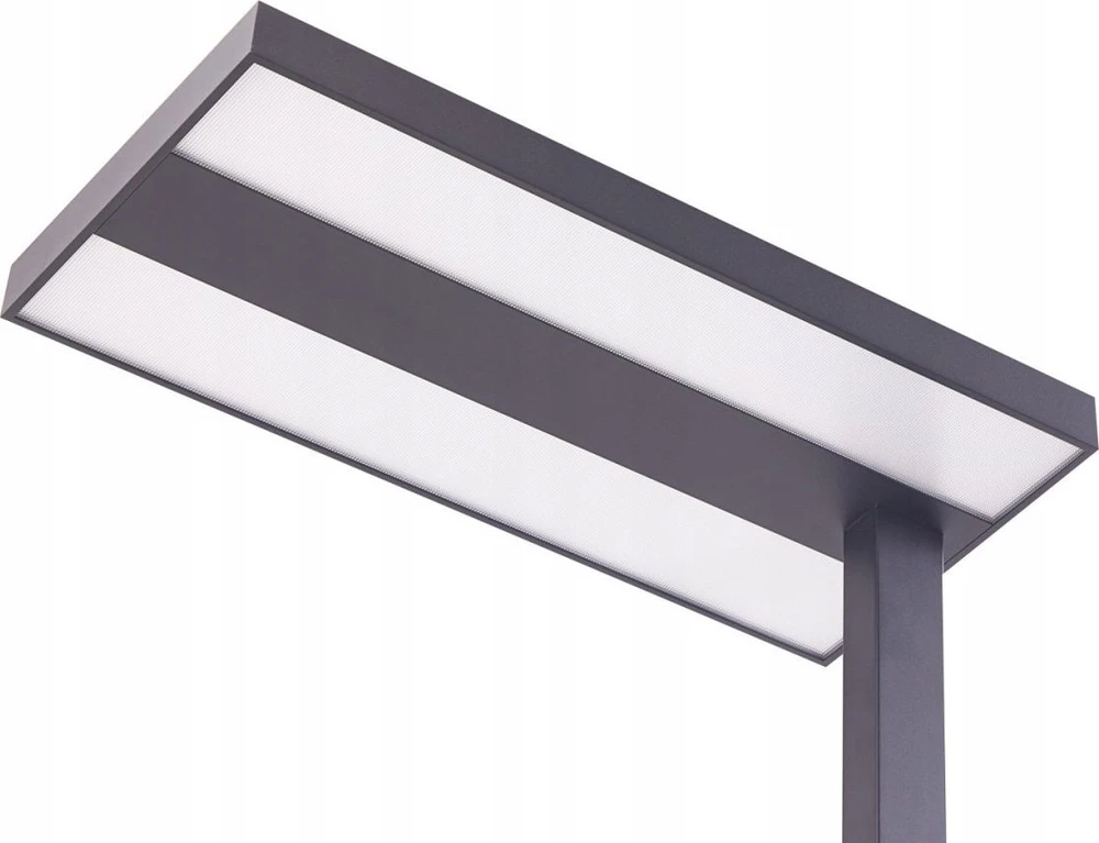 Beliani LED toršeras TAURUS su reguliatoriumi, metalinis, juodas