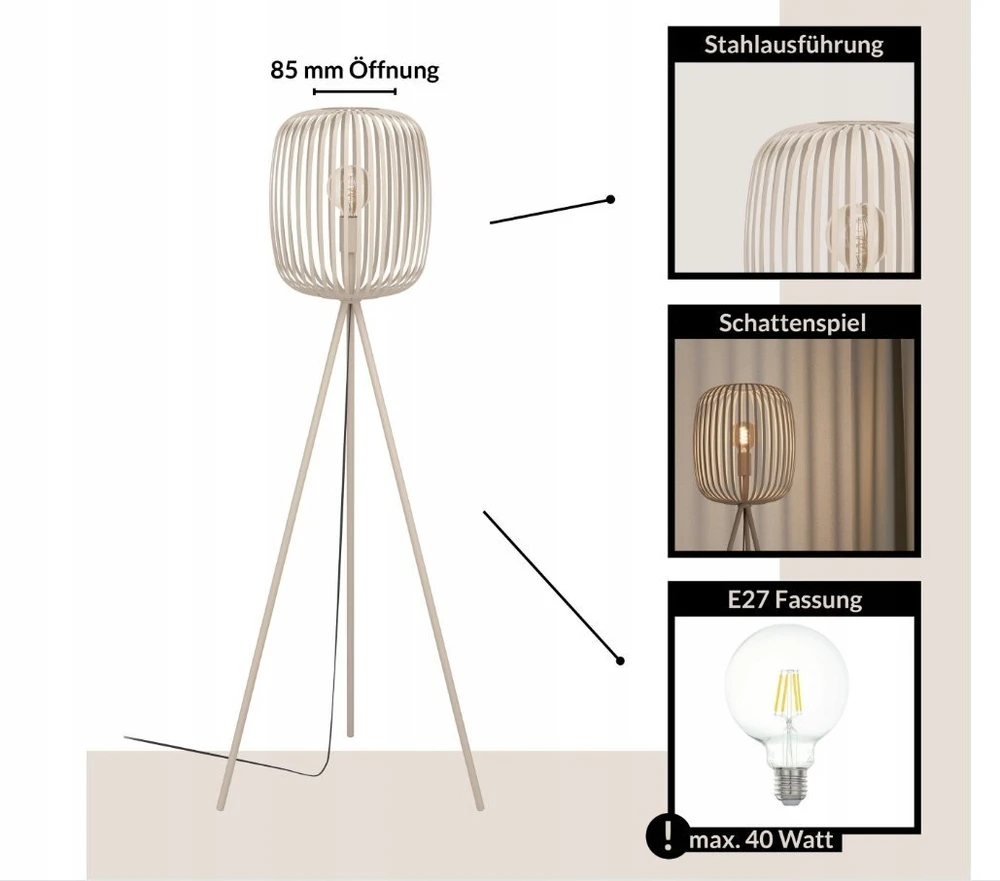 Šviestuvas Eglo ROMAZZINA 900523, 40 W, E27