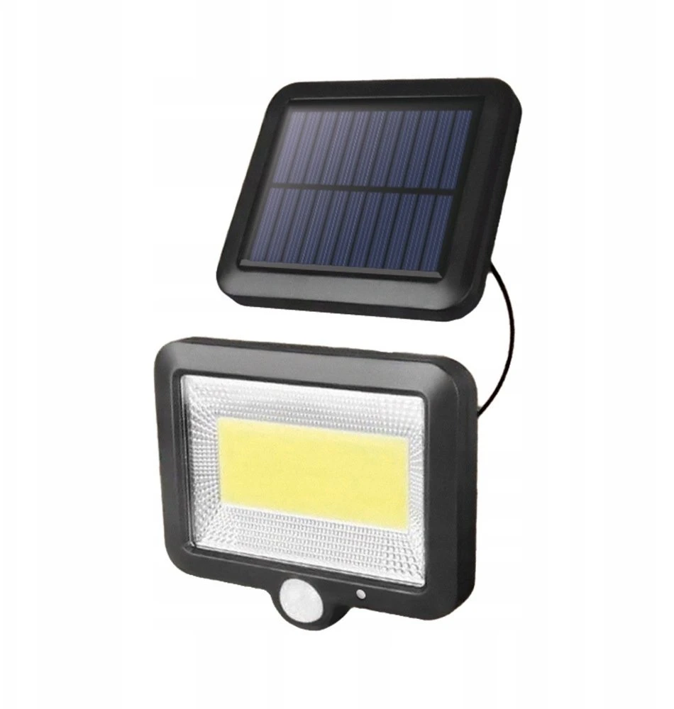 Eko Light Forever Lauko šviestuvas su atskira saulės baterija ir judesio jutikliu, 8W, 600lm, 1800mAh, 6000K