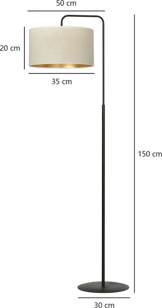 Emibig Balta grindinė lempa svetainei, miegamajam, vaikų kambariui