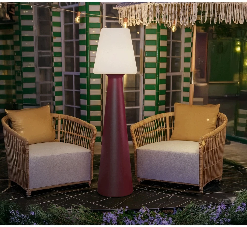 Lampa podłogowa New Garden Lola 165 POP burgundy lampa podłogowa Rechargeable battery