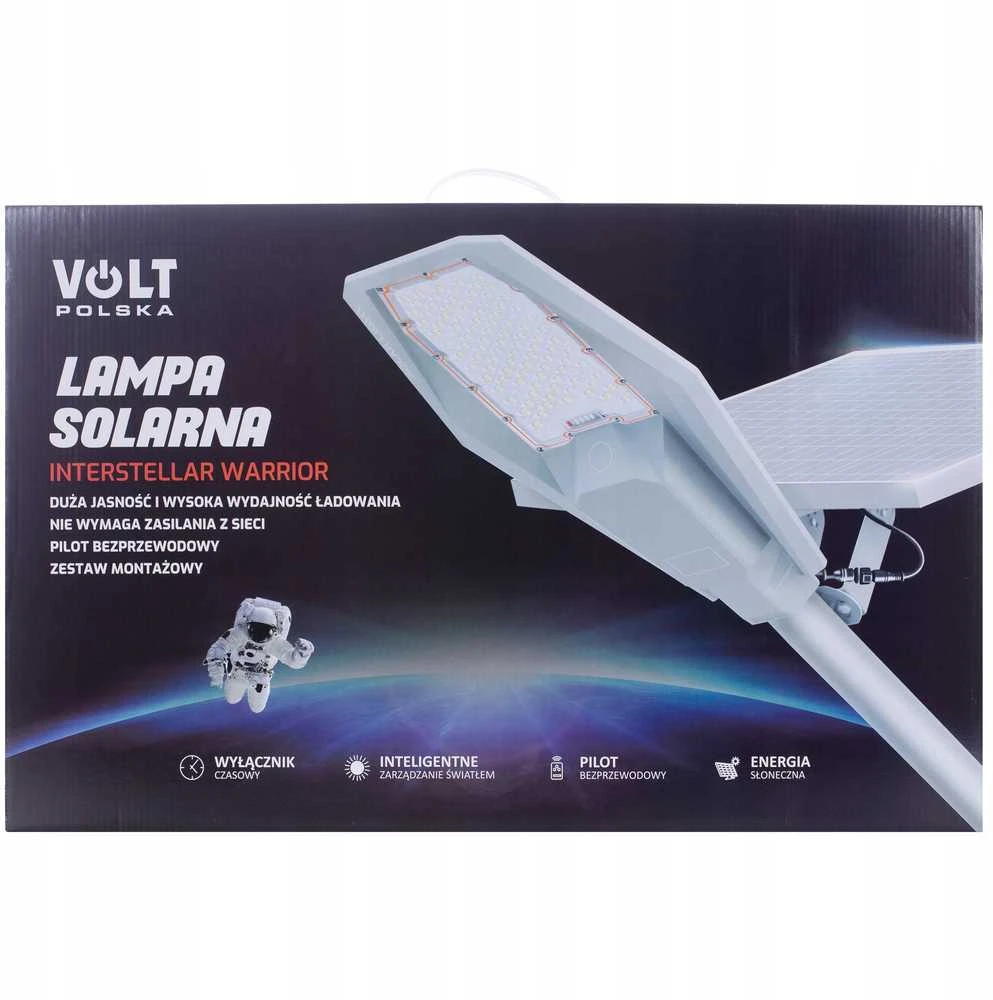 Saulės lempa VOLT POLSKA WARRIOR 360W + 40 W skydelis 36000 mAh (5PVXW36040)