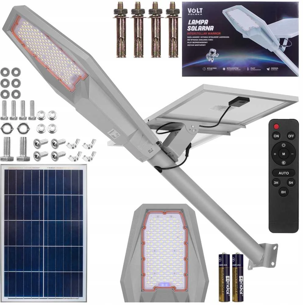 Saulės lempa VOLT POLSKA WARRIOR 360W + 40 W skydelis 36000 mAh (5PVXW36040)