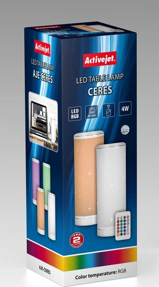 Activejet LED decorative lamp AJE-CERES RGB