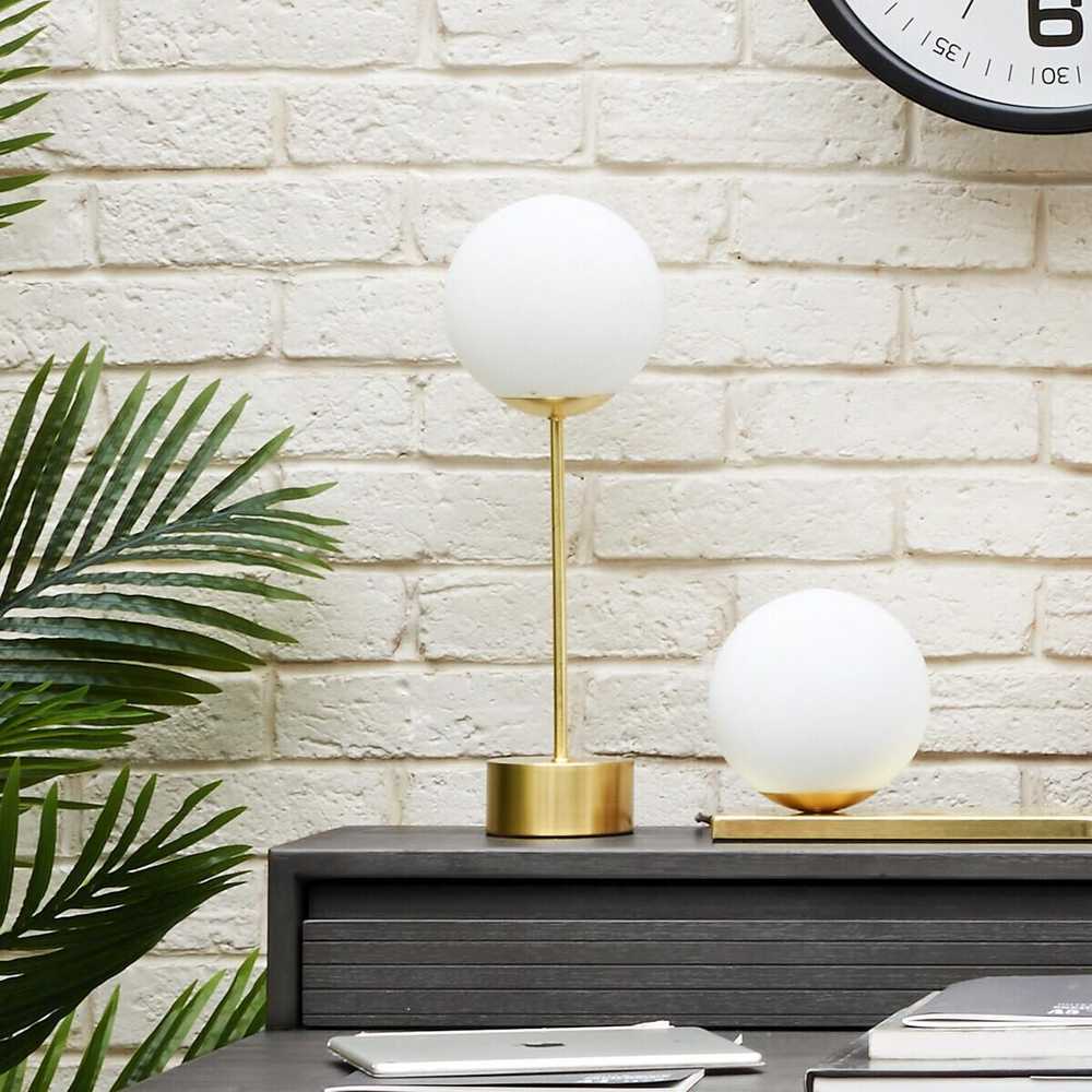 Atmosphera Lamp Stalinis šviestuvas BOULE, stiklinis rutulys, 43 cm