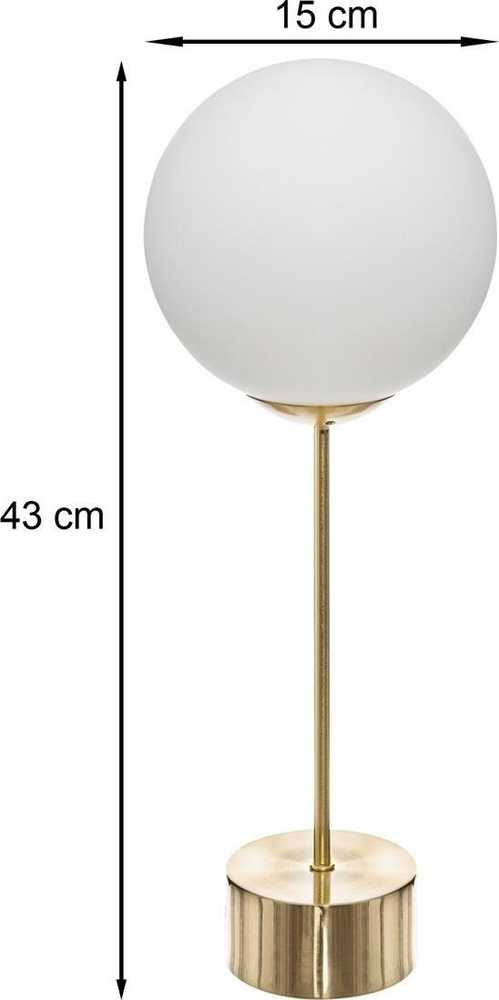 Atmosphera Lamp Stalinis šviestuvas BOULE, stiklinis rutulys, 43 cm