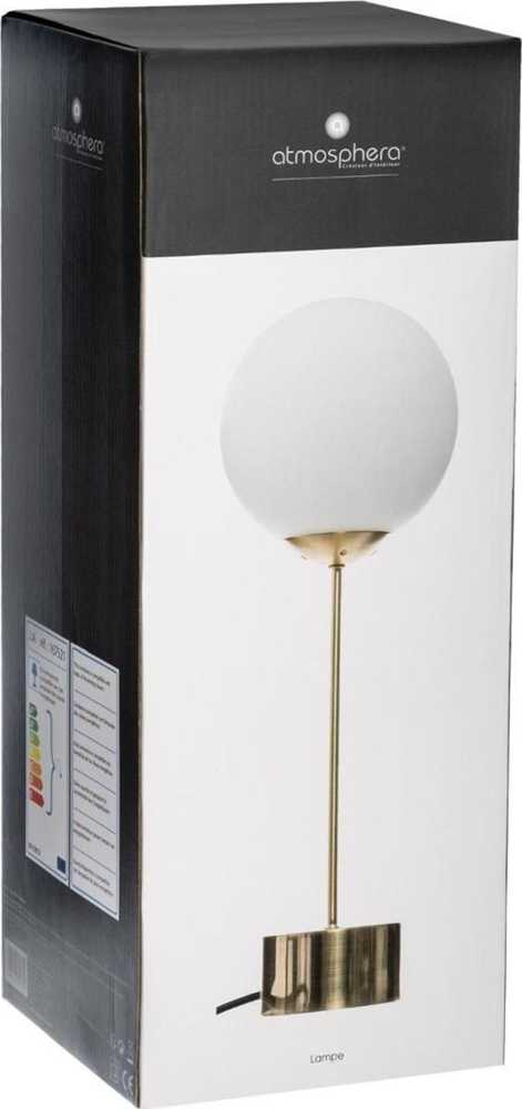 Atmosphera Lamp Stalinis šviestuvas BOULE, stiklinis rutulys, 43 cm