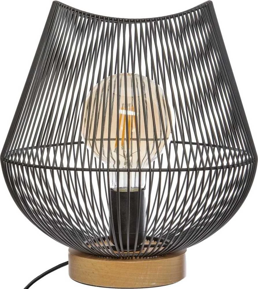 Atmosphera Table lamp JENA loft style, juodas, 28 cm