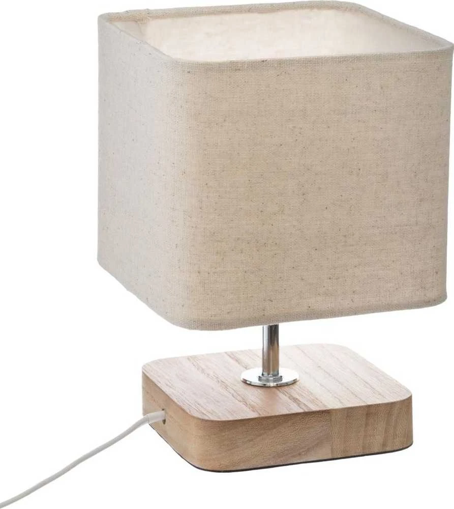 Atmosphera Lamp Stalinis šviestuvas su kvadratiniu gaubtu, smėlio spalvos, 24 cm