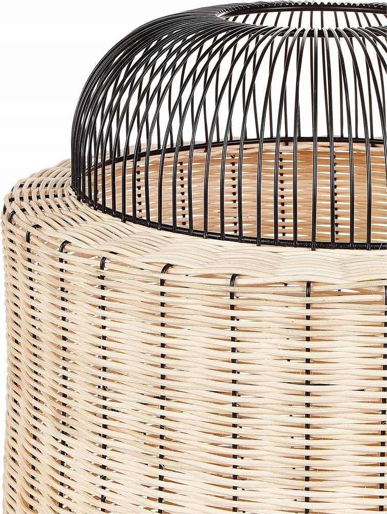 Beliani Stalinis šviestuvas TANGANYIKA Rattan Natural