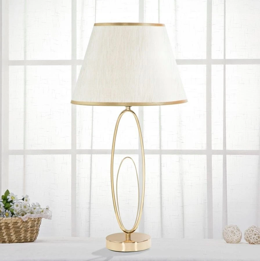 Stalinė lempa Belideco Stalinė lempa GLAM FLUSH, metalinė, auksinė, Ø 30x58 cm