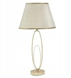 Stalinė lempa Belideco Stalinė lempa GLAM FLUSH, metalinė, auksinė, Ø 30x58 cm