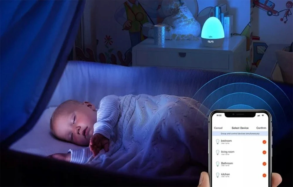 WiFi RGBW 16M Gosund LB2S Tuya išmanioji naktinė lemputė