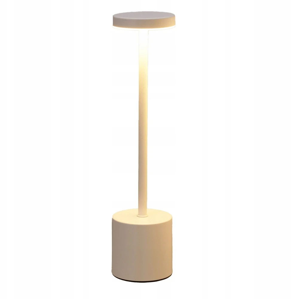 Home Styling Collection Lamp LED stalinė lempa su įkraunama baterija, metalinė, 34 cm