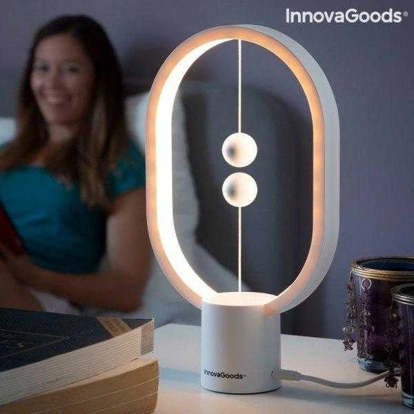 „InnovaGoods“ balansuojanti stalo lempa su magnetiniu jungikliu, „Magilum“