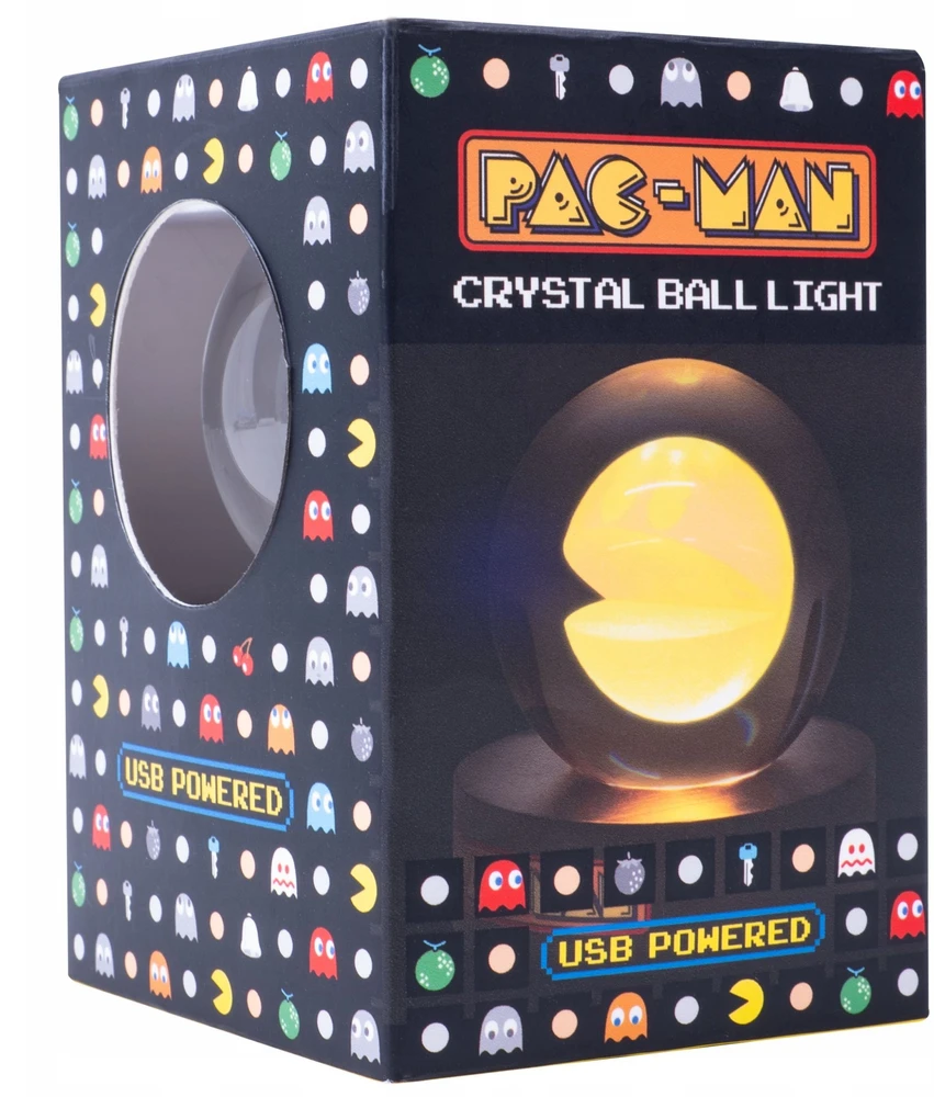 Fizz Creations PAC-MAN krištolinio rutulio šviesa