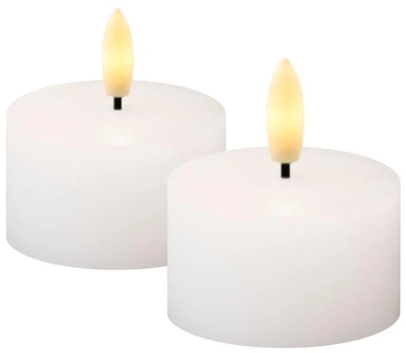 Lampa stołowa Multi Sille Świeczki tealight komplektas 2 vnt., Ø4,5XH2,2cm, balta