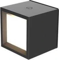 Nauja sodo stalo lempa New Garden BOX 8 BATTERY juodas