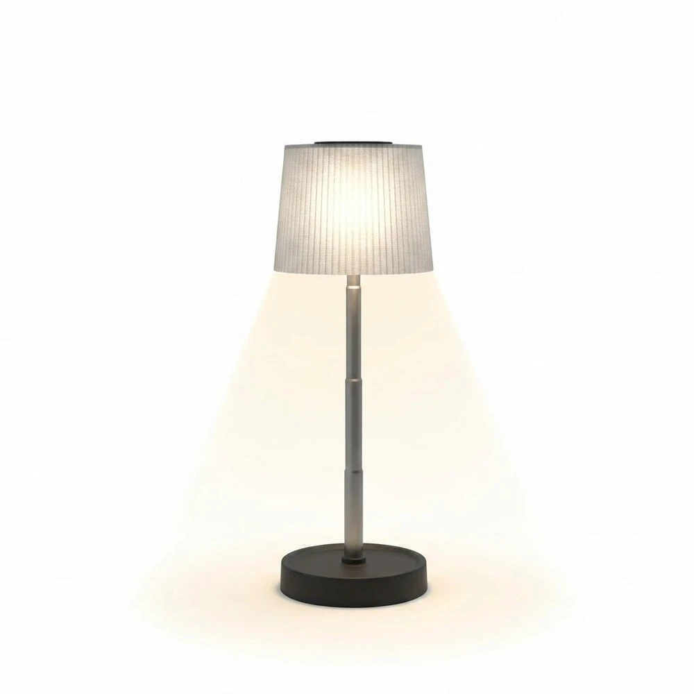 Stalinė lempa Platinet biurui PLATINET TABLE LAMP LAMPA STOŁOWA LED ADJUSTABLE 2W 160LM BATTERY Juodas [46170]