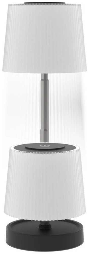 Stalinė lempa Platinet biurui PLATINET TABLE LAMP LAMPA STOŁOWA LED ADJUSTABLE 2W 160LM BATTERY Juodas [46170]