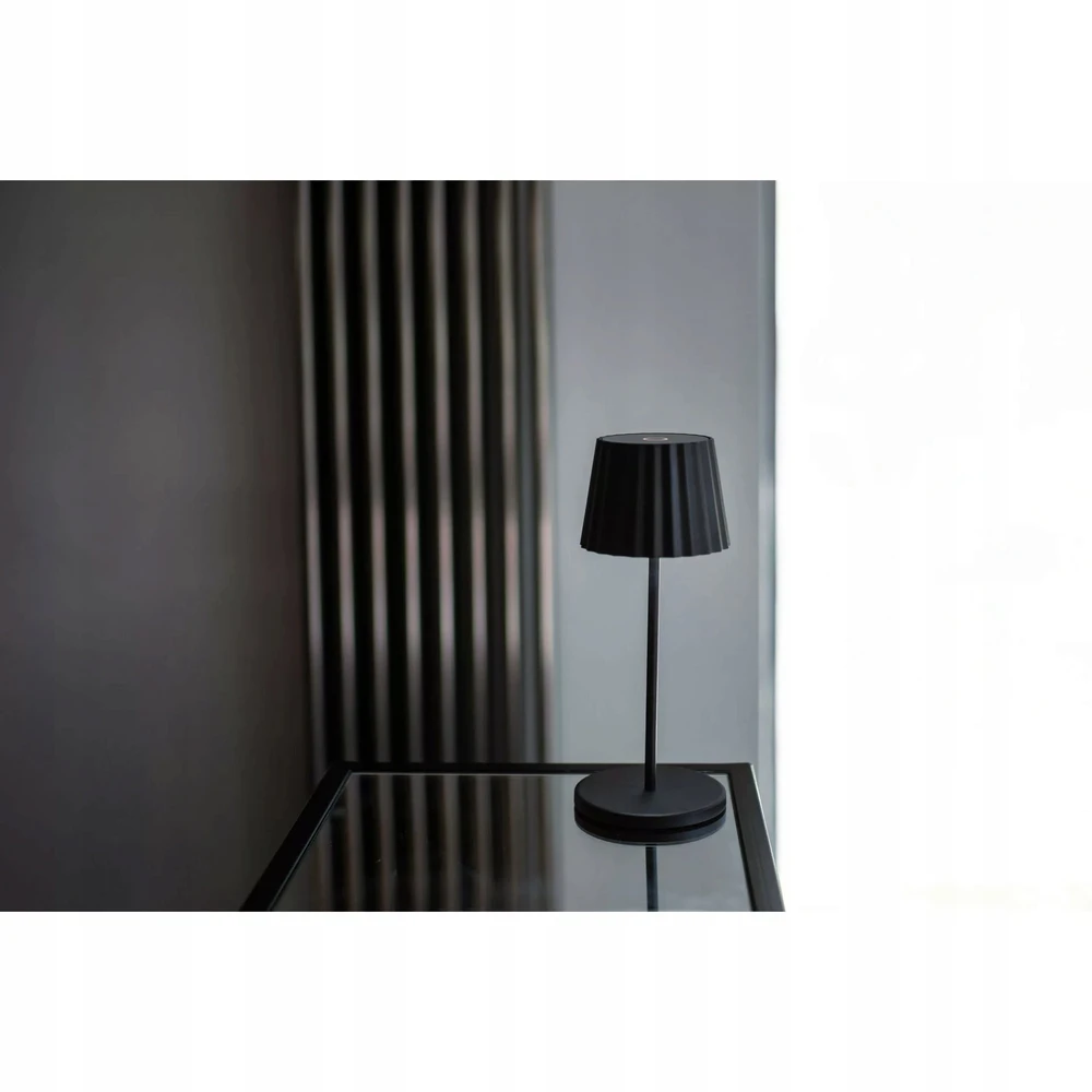 Verlo Table lamp, matt juodas, Vienna