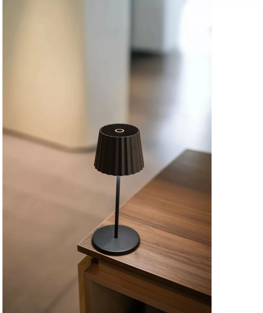 Verlo Table lamp, matt juodas, Vienna