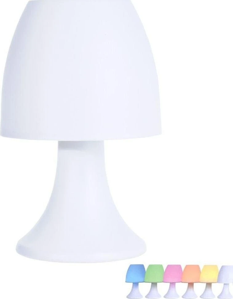 Lifetime LED naktinė lempa 19 cm, įvairiaspalvė, moderni