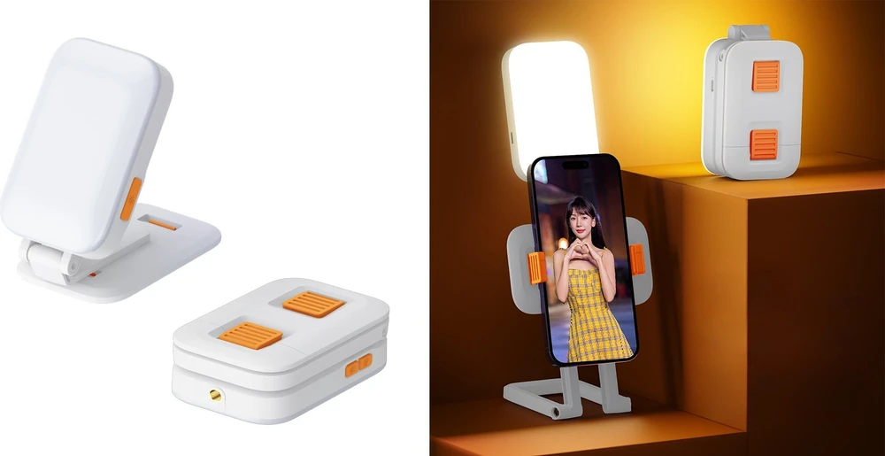LED lempa su išmaniojo telefono laikikliu Camrock Live Stream