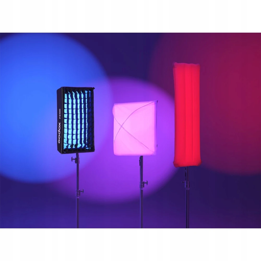 Apšvietimo įranga - Godox FL100R K1 Lankstus LED RGB Kilimėlis 1800K-10000K