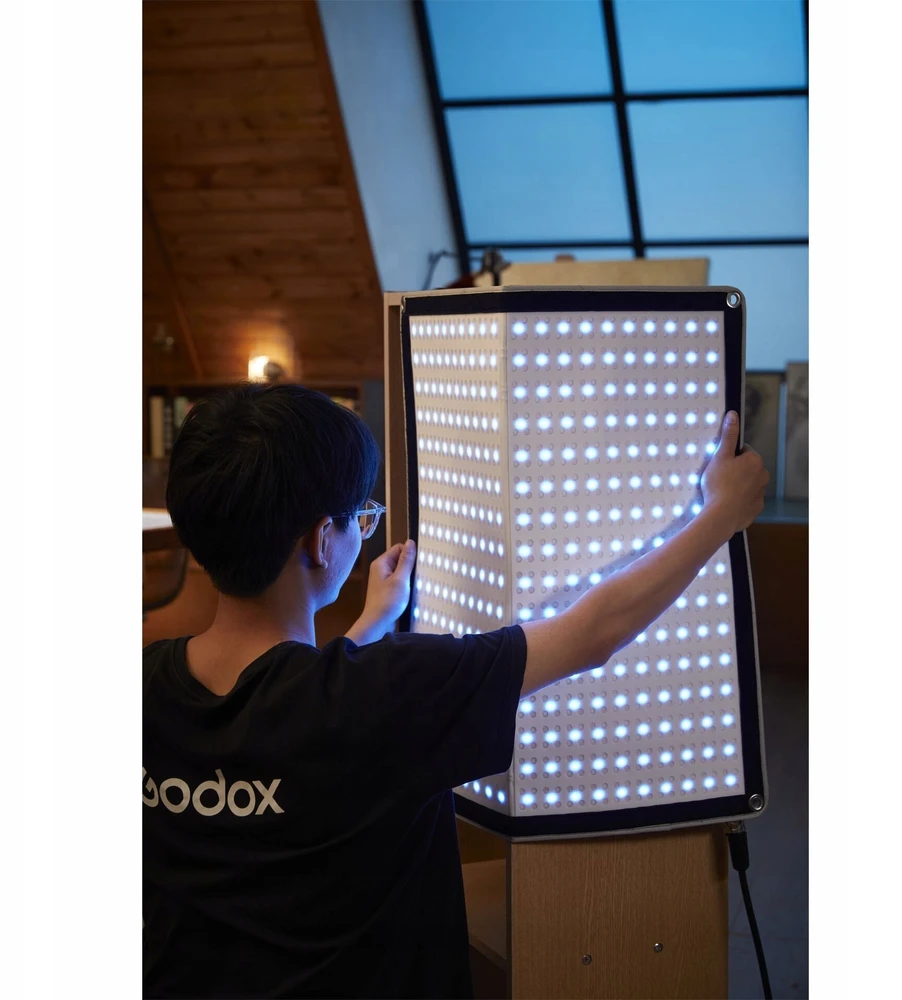 Apšvietimo įranga - Godox FL200R K1 Lankstus LED RGB Kilimėlis 1800K-10000K