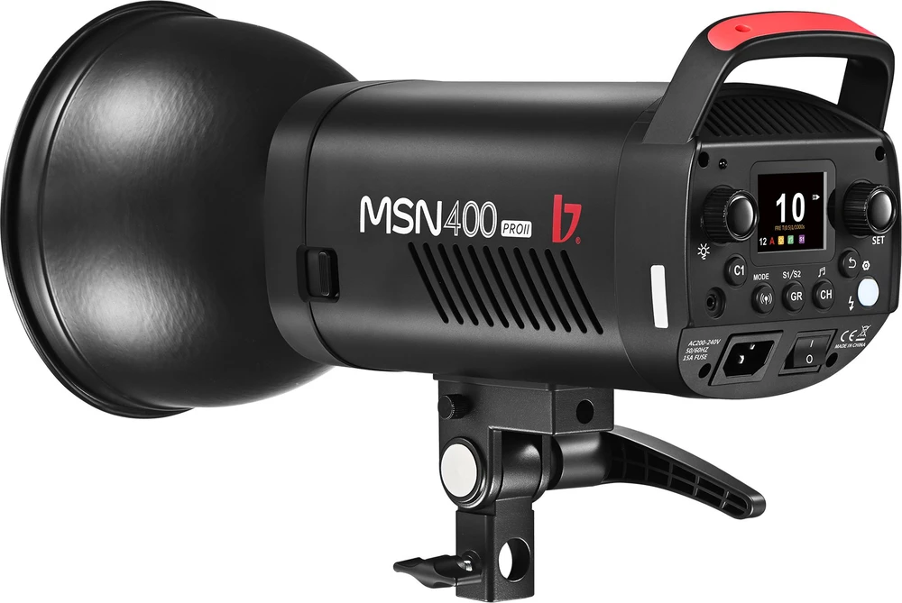 Studijinė blykstė Jinbei MSN 400 PRO II su Multi režimu ir EasyCap