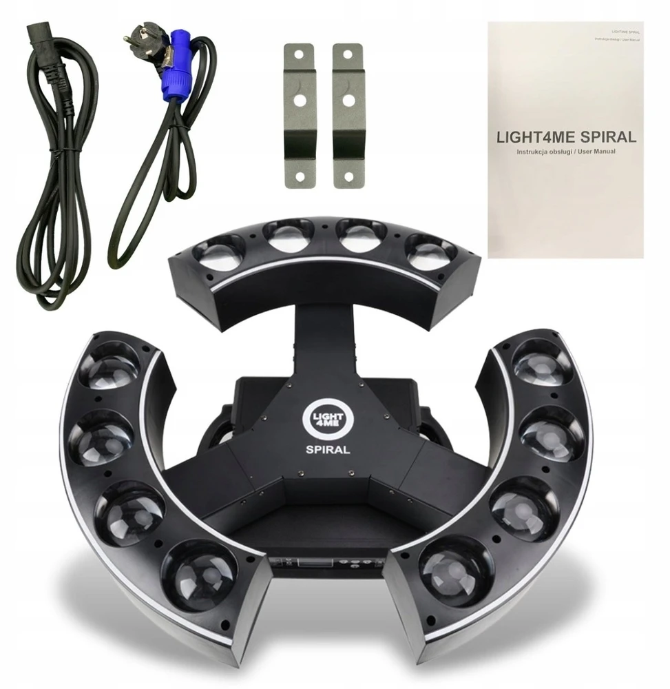 Carruzzo LIGHT4ME SPIRAL judančio LED apšvietimo efektas DM