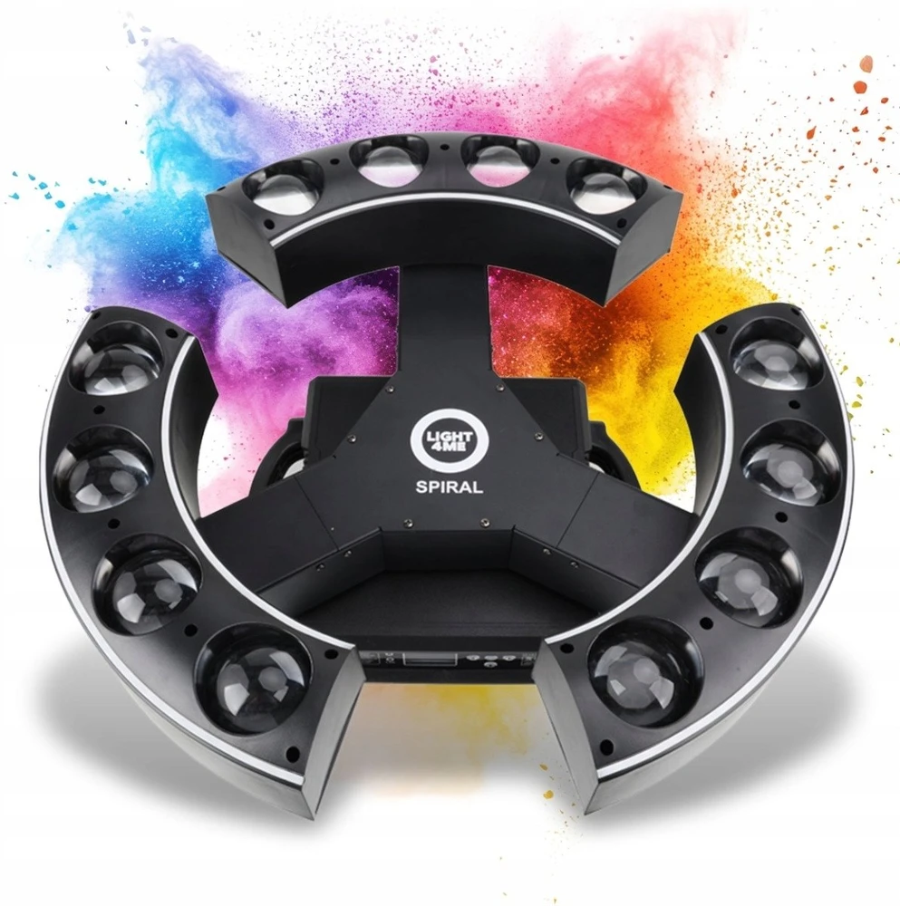 Carruzzo LIGHT4ME SPIRAL judančio LED apšvietimo efektas DM