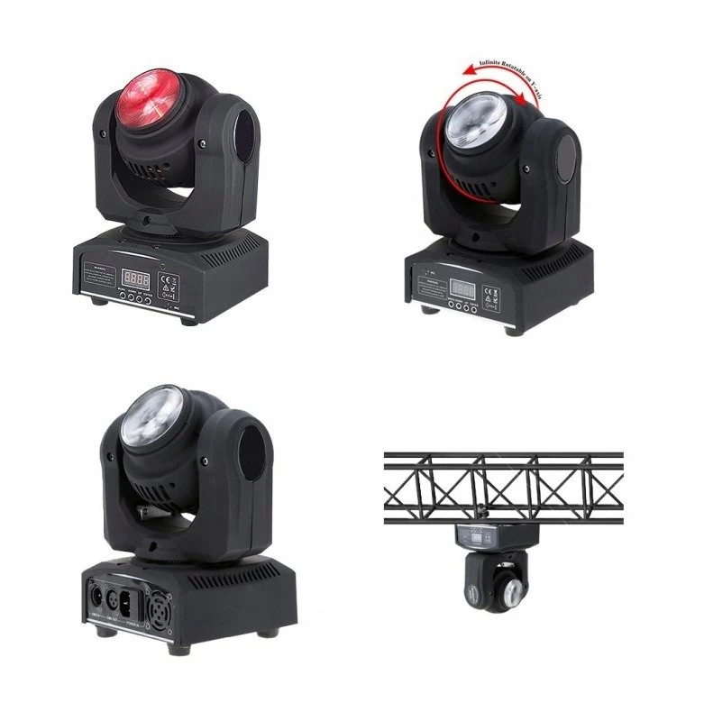 L4M LIGHT4ME TWIN BEAM 210 mini judanti galvutė LED prožektorius