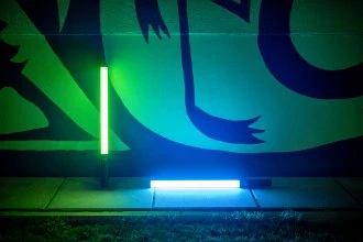 Apšvietimo Įranga - Newell RGB Kathi Pro II LED Lempa (reguliuojama 2700-6500K, 12 efektų, programėlės valdymas)