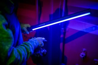 Apšvietimo Įranga - Newell RGB Kathi Pro II LED Lempa (reguliuojama 2700-6500K, 12 efektų, programėlės valdymas)