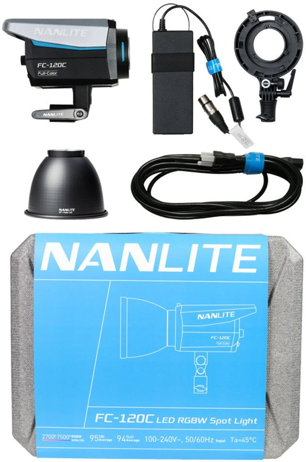 SPOT Light Nanlite FS-120C spalvotas taškinis šviestuvas