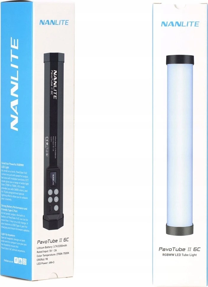 Nanlite Pavotube II 6C