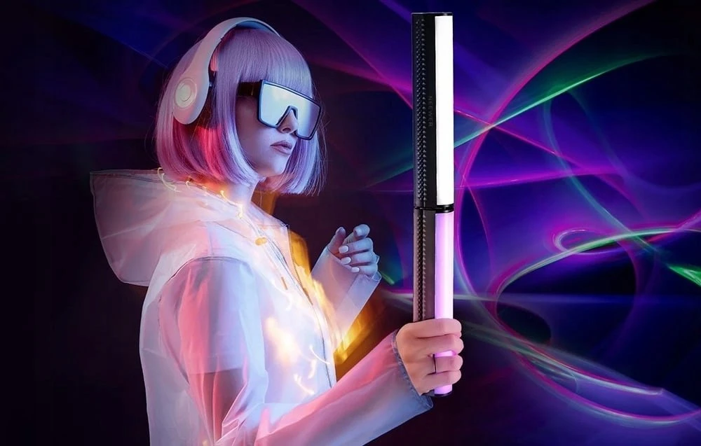 „Neewer Neweer TL21C RGB LED“ spalvotas foto apšvietimas