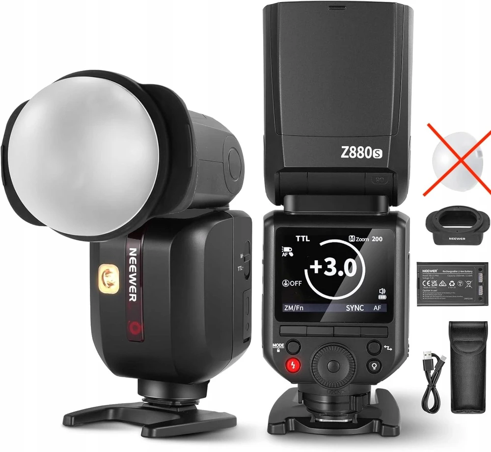 Fotoaparato blykstė „Neewer Z880-S“ su ličio baterija