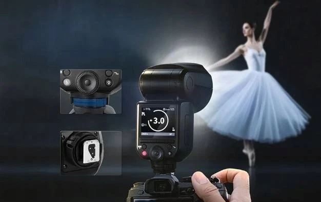 Neewer Z2PRO-N TTL APVALIOS GALVUTĖS BLICHTE NIKON fotoaparatams