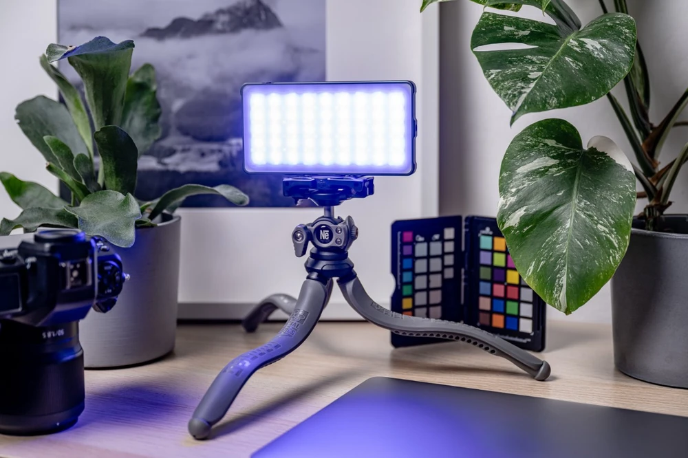 LED Vaizdo Šviesa - Newell Rangha Set RGB-W Šviesa Su Difuzoriumi Ir Trikoju