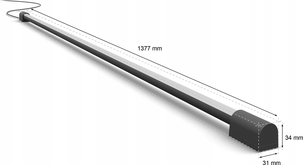 Philips Hue Play Gradient Light Tube 125cm studijinis šviestuvas baltas