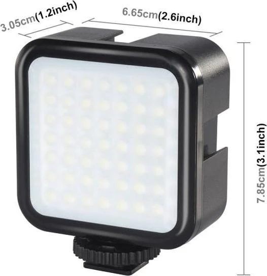 LED lempa kamerai 860 liumenų Puluz