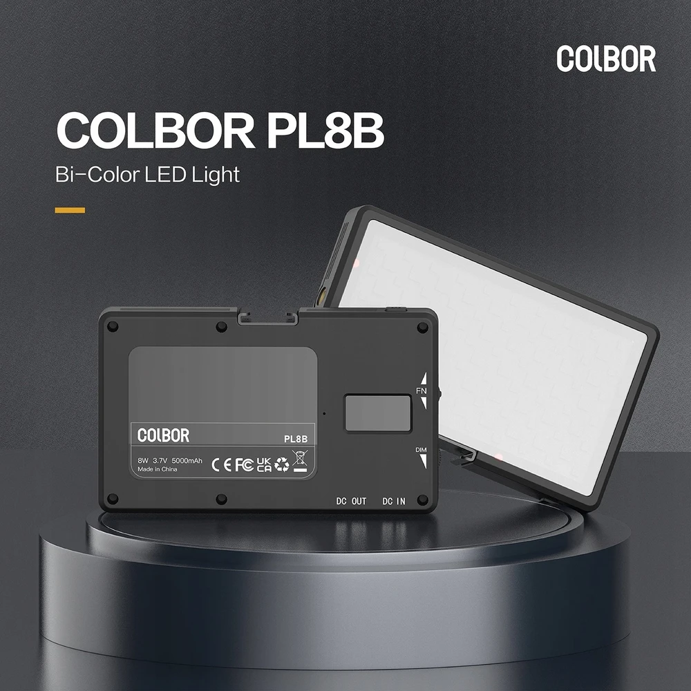Savio COLBOR PL8B LED kišeninė studijinė panelė 2500-9000K
