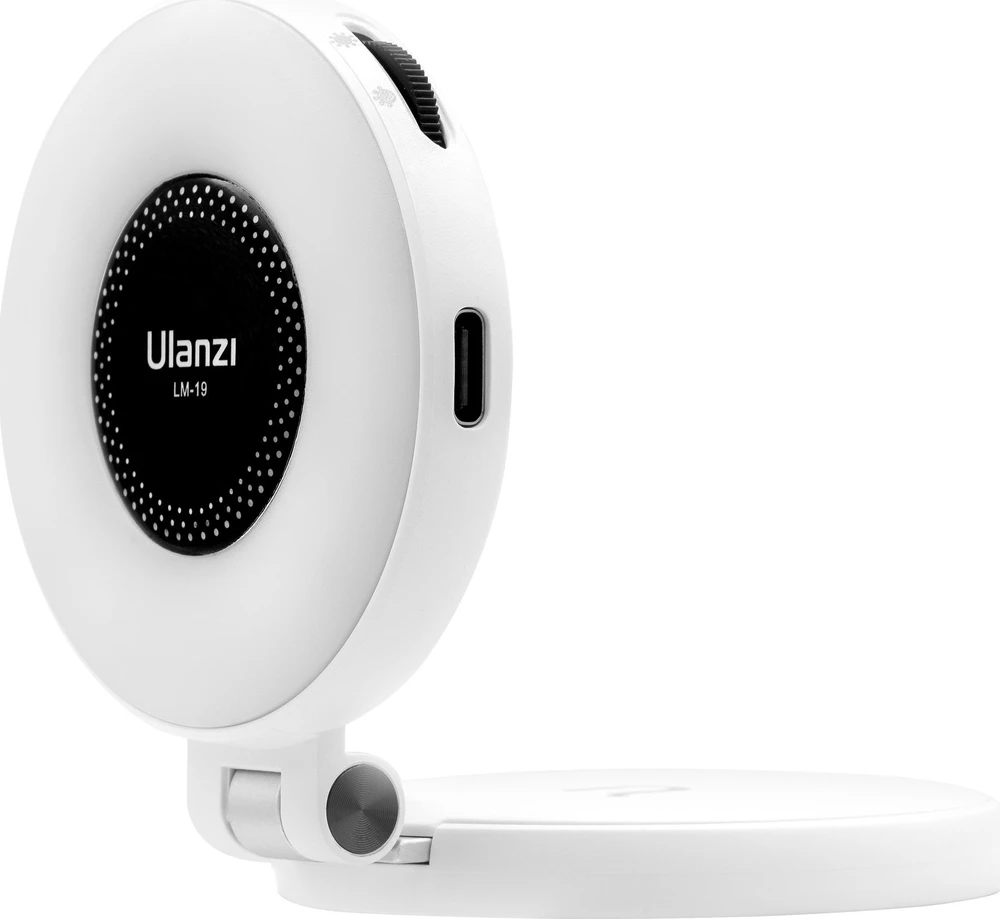 Stalo lempa - Ulanzi Lm19 Magsafe LED lempa - Wb (wb) apibendrinta į baltą.