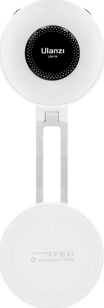 Stalo lempa - Ulanzi Lm19 Magsafe LED lempa - Wb (wb) apibendrinta į baltą.