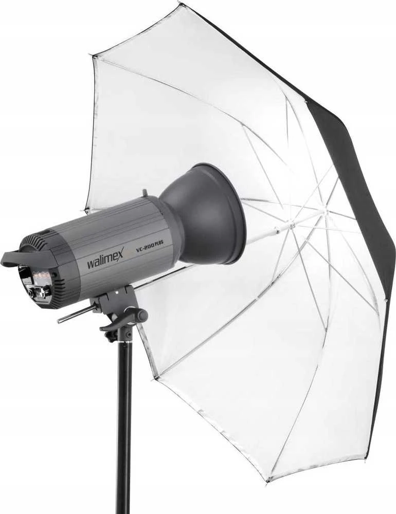 Walimex walimex 2in1 Reflex & Translucent Umbrella baltas 109cm studijinė lempa