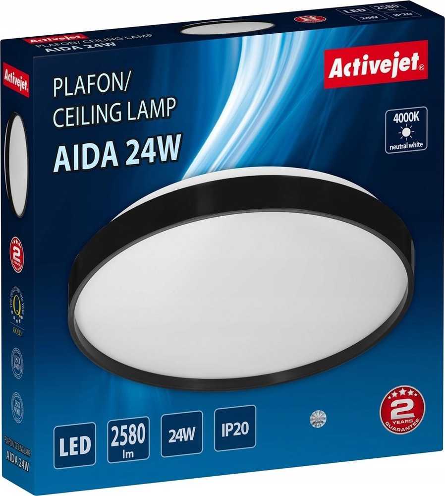 Lubinis šviestuvas Lubų Šviestuvas - Activejet AJE-AIDA 24W 2580lm 4000K 39cm