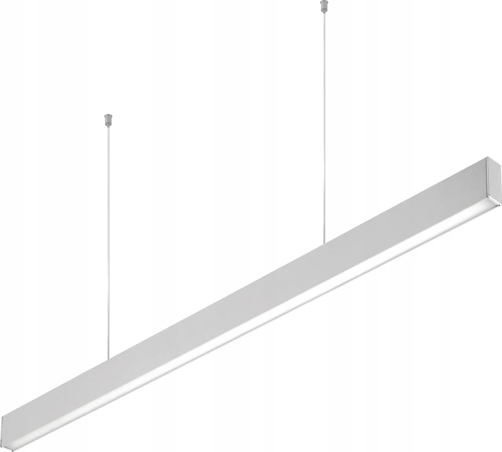 Pakabinamas šviestuvas GTV LED šviestuvas LIVIA,40W,3600lm,100°,IP20, 4000K,120cm,baltas